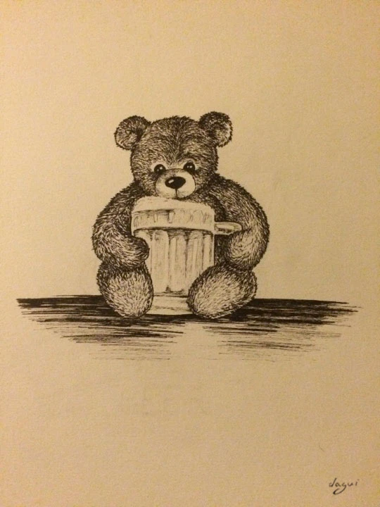 Teddy Beer ink 2