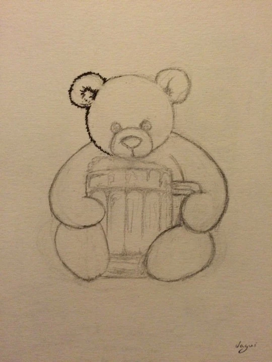 Teddy Beer sketch 1