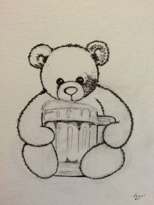 Teddy Beer sketch 2
