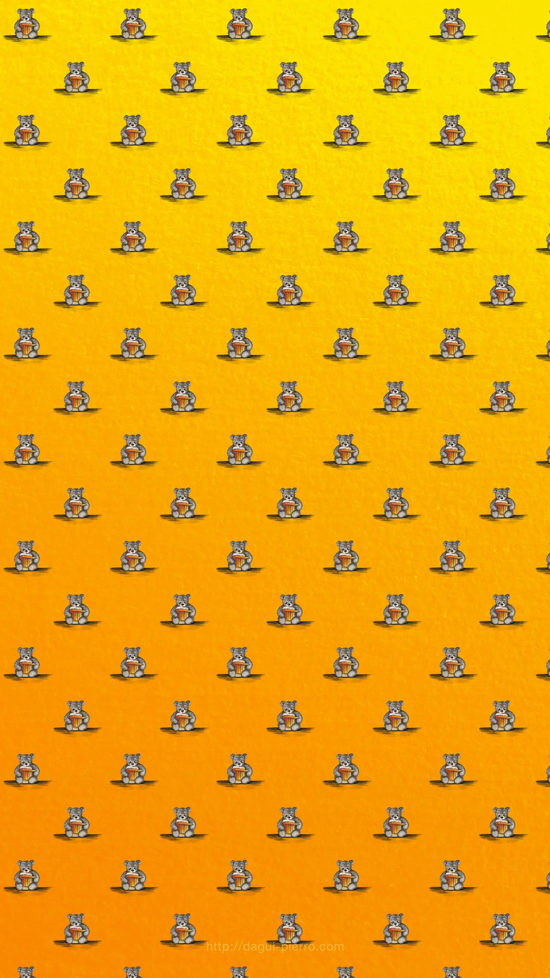 Teddy Beer wallpaper pattern portrait