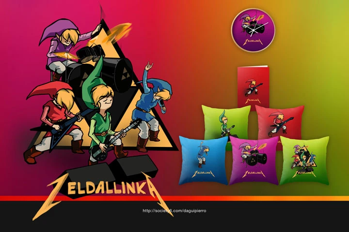 Zeldallinka Society6