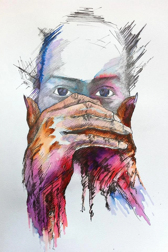 Zombie Portrait color