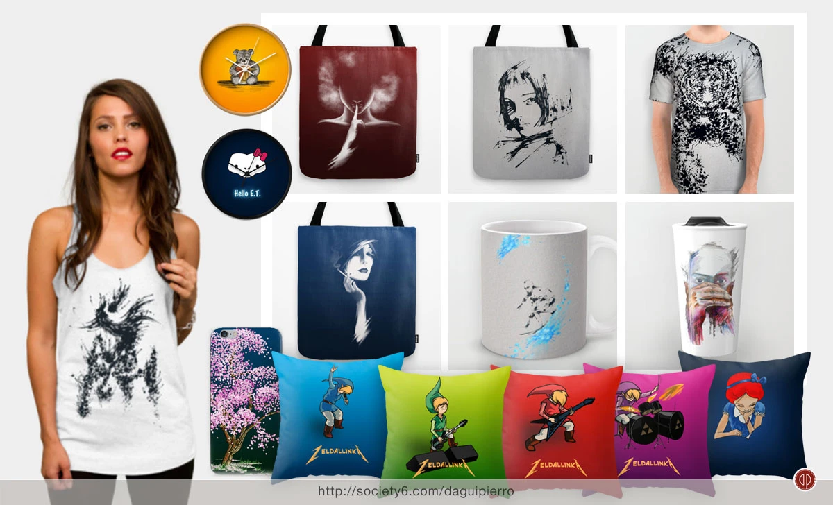 Society6 shop - buy art prints, tshirts, phone cases and home deco on Society6
